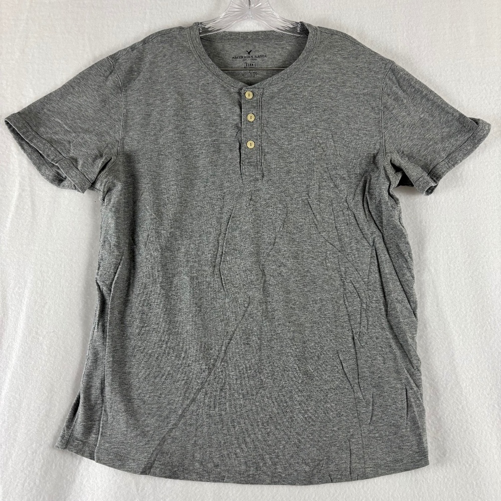 American Eagle Outfitters, Flex, Men’s Shirt, Size L, Gray
